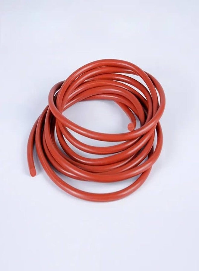 GENERASIS - 5 Metres Orange Silicone Rubber Cord - High-Temperature Flexible Rubber (2mm) - Image 1
